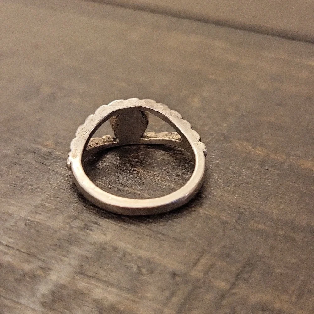Silver Tone Turquoise Ring